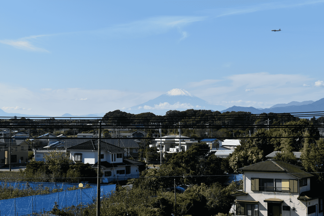 湘南真心生楽館 居室からみえる富士山